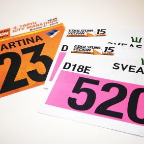 Race bibs print